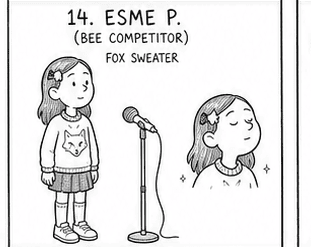 Esmé P., spelling bee competitor