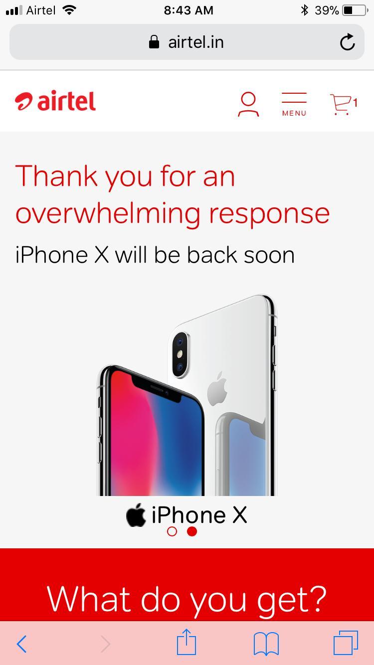 My first flash sale: launching iPhone X in India